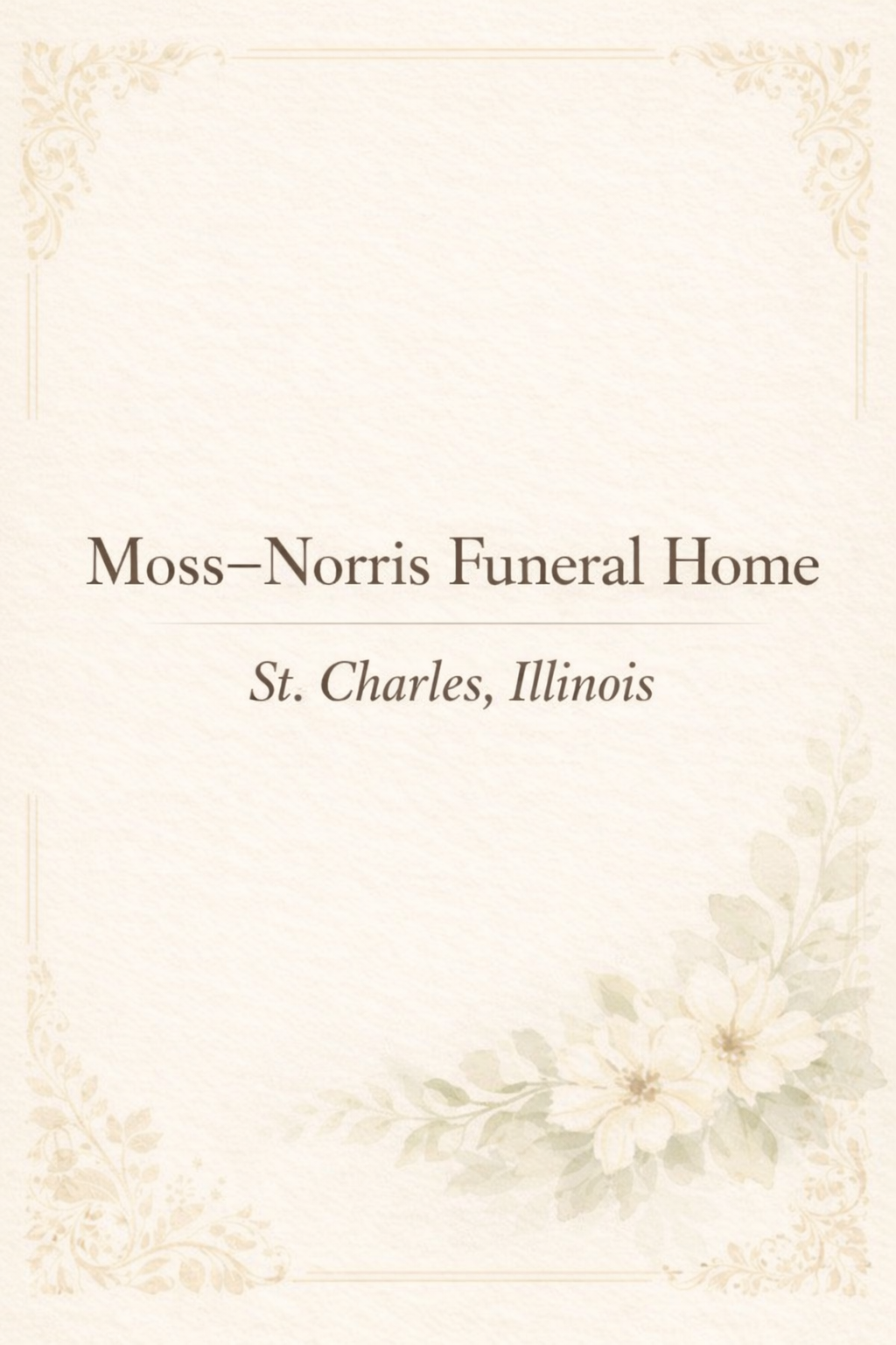 Moss–Norris Funeral Home St Ch